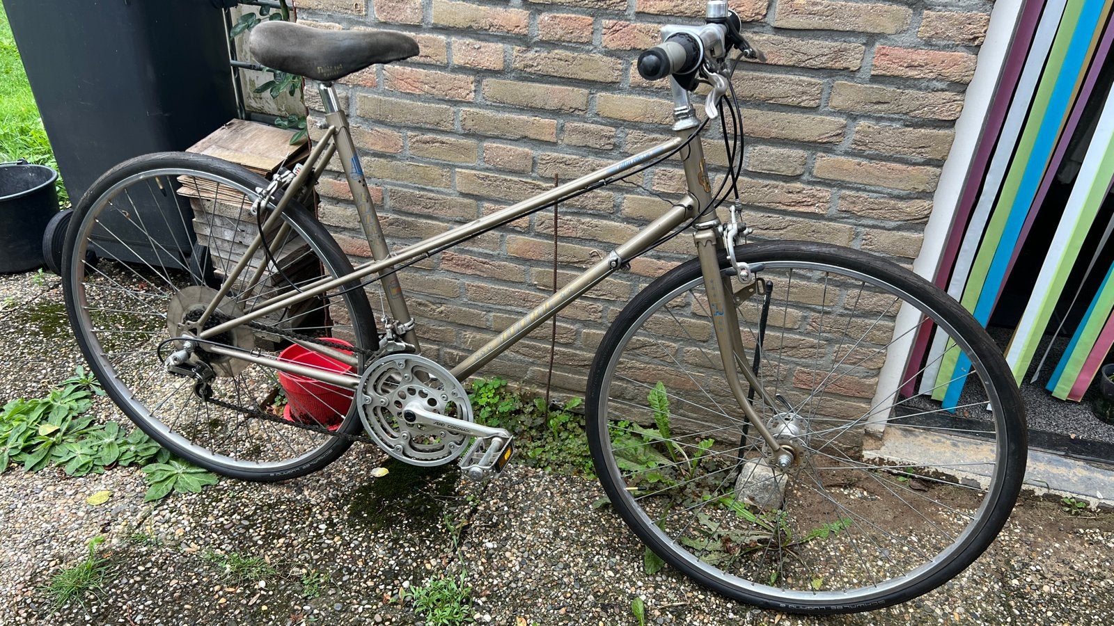 Vintage Alltra Vitesse dames racefiets 2x6 versnellingen, 28 inch, 10 tot 15 versnellingen, Velgrem, Ophalen