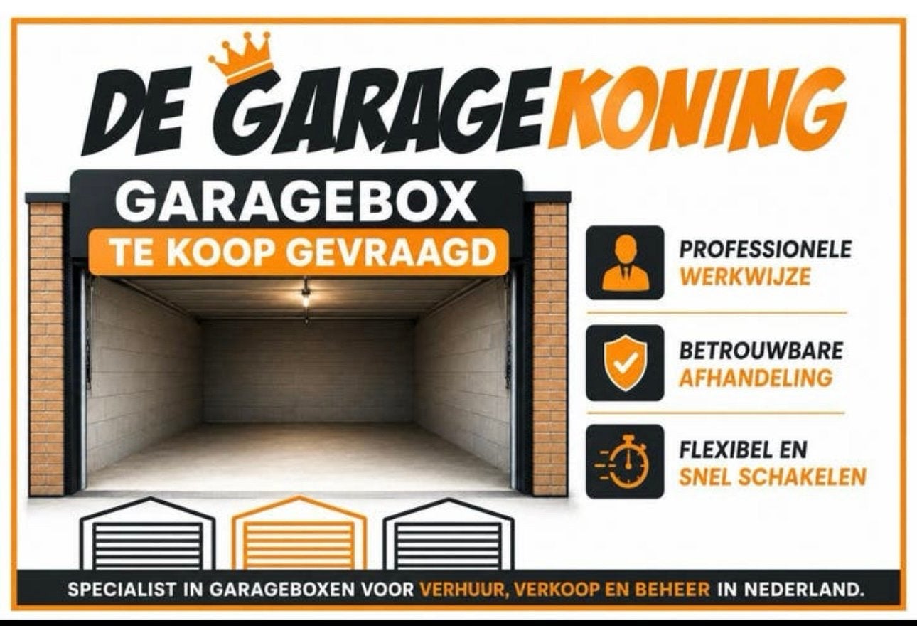 Garagebox(en) te koop gevraagd in heel Nederland, Auto diversen, Autostallingen en Garages