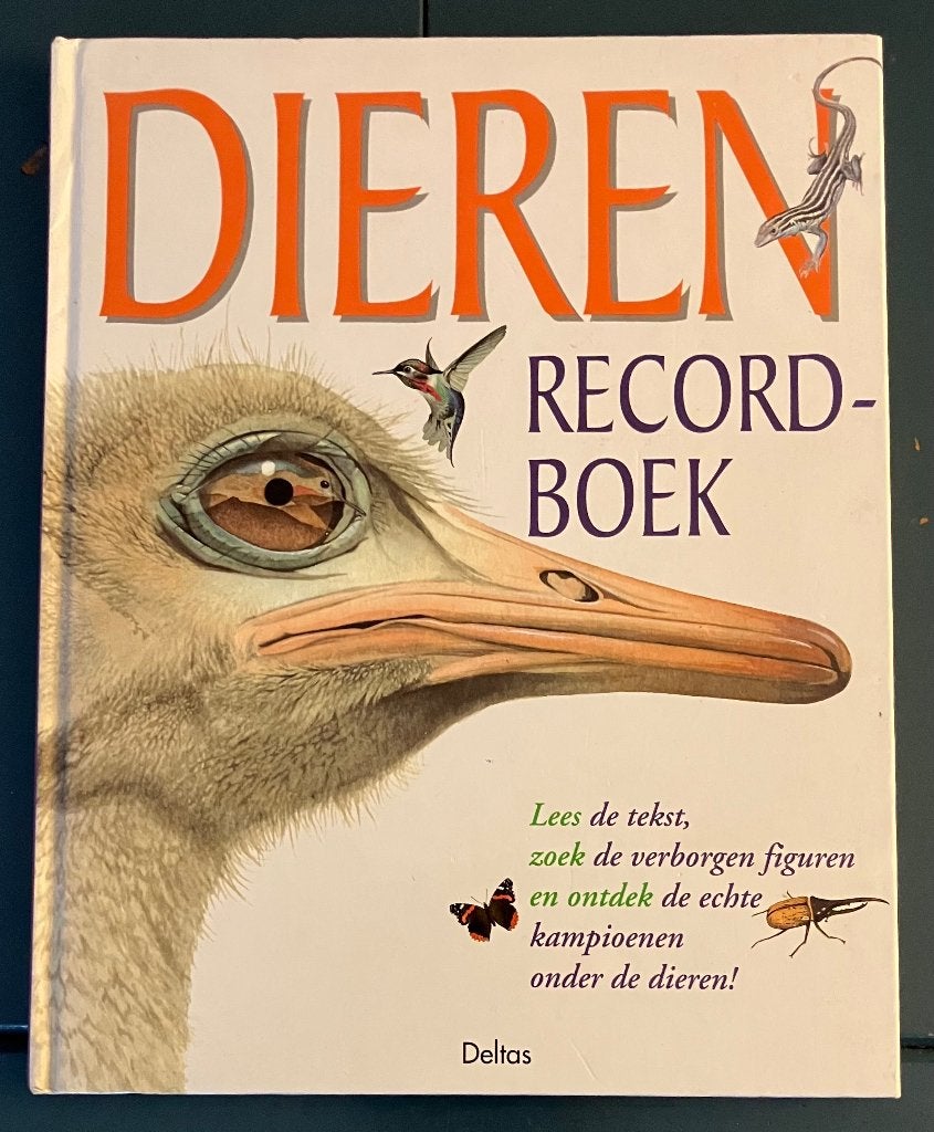 Hardcover Boek; Dieren Recordboek; Kampioenen; Geïllustreerd, Boeken, Kinderboeken | Jeugd | onder 10 jaar, Ophalen of Verzenden