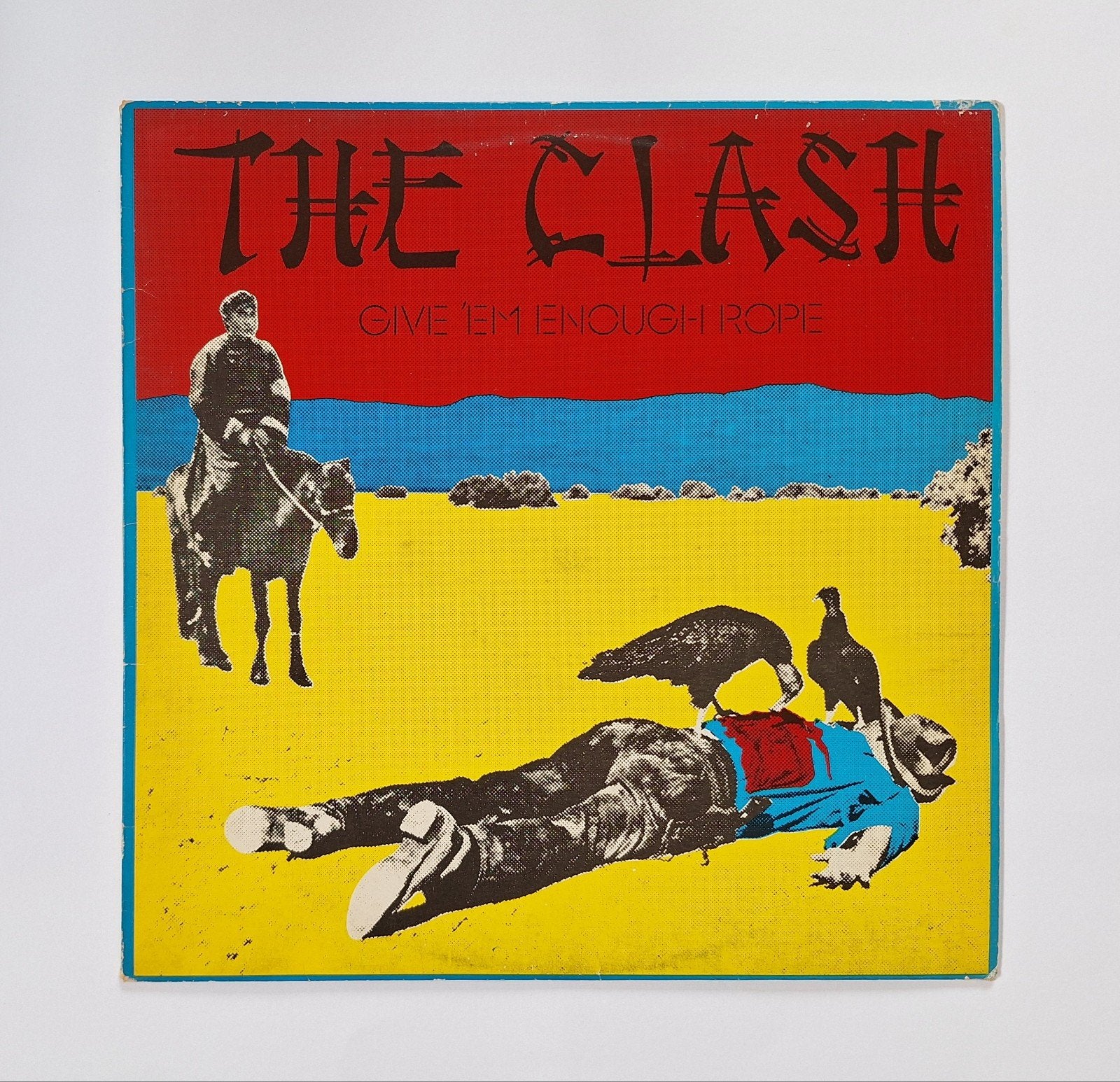 Vinyl LP The Clash - Give 'Em Enough Rope, Cd's en Dvd's, Vinyl | Rock, LP, Inclusief binnenhoes, Gebruikt, Ophalen of Verzenden