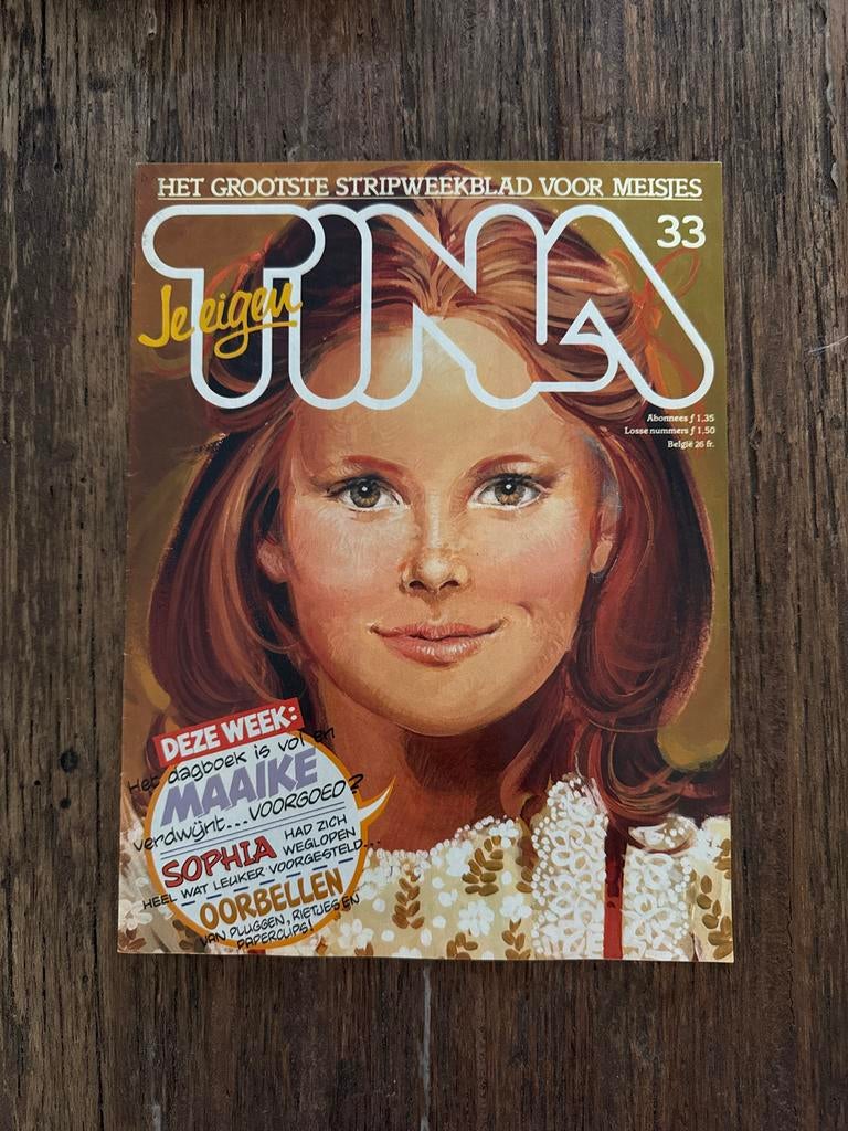 Tina tijdschrift uit 1982 (nr. 33), Ophalen of Verzenden, Gelezen, Damesbladen