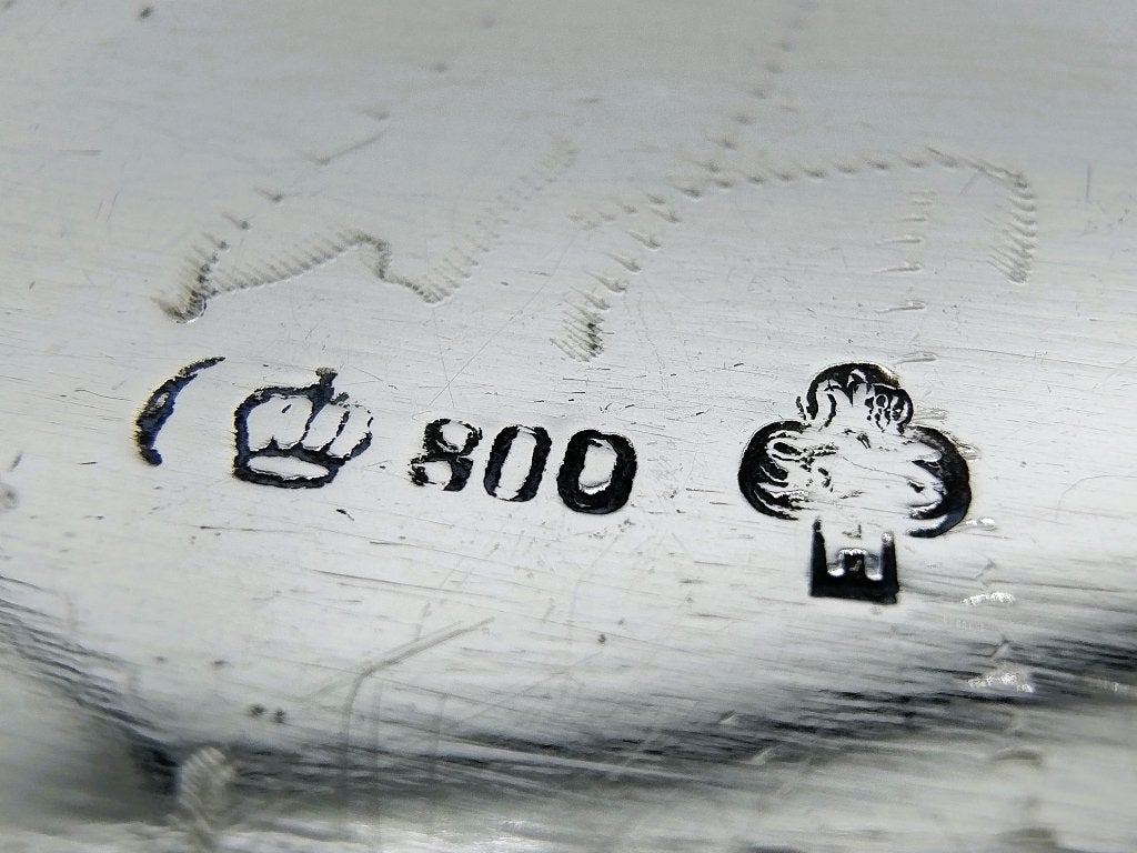 Zilveren geboortebeker, Storck & Sinsheimer, Hanau Duitsland, Antiek en Kunst, Verzenden, Zilver