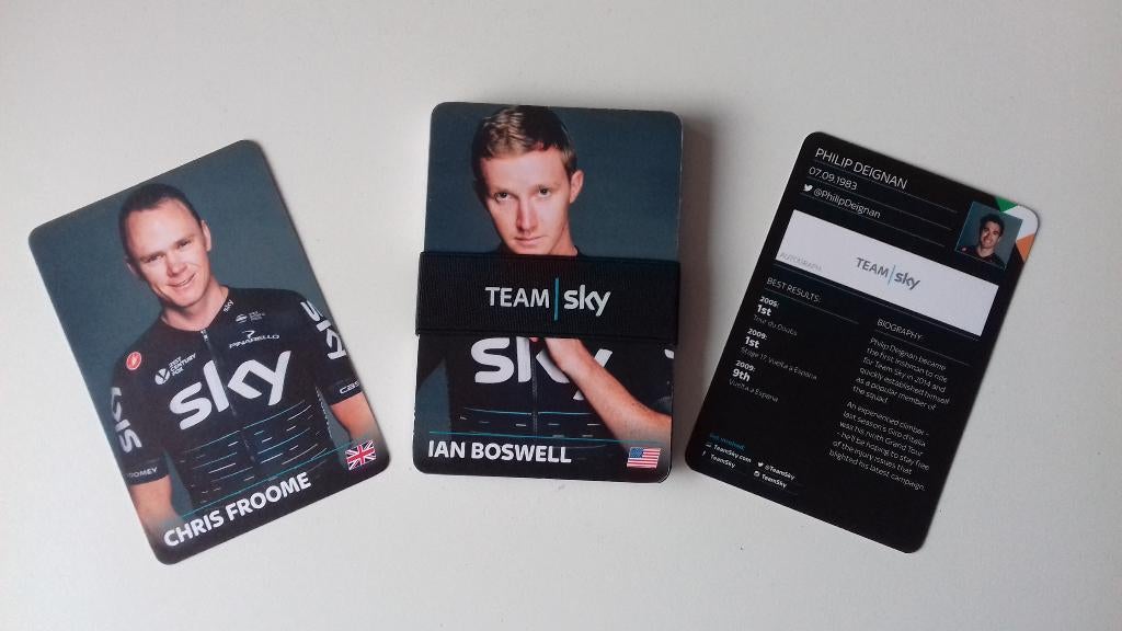 Splinternieuwe set wielerkaarten van Team Sky, Ophalen of Verzenden, Nieuw, Overige typen