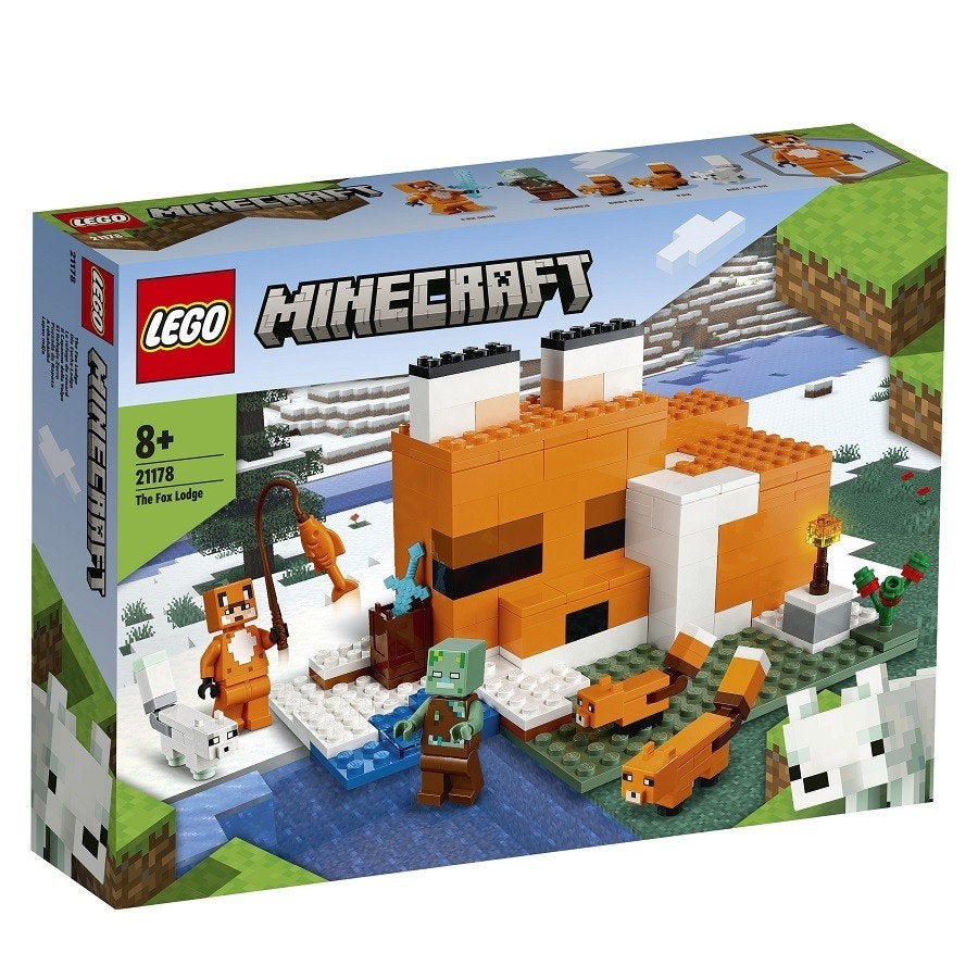 LEGO Minecraft 21178 de Vossenhut * ’t LEGOhuis *, Lego, Nieuw, Ophalen of Verzenden, X