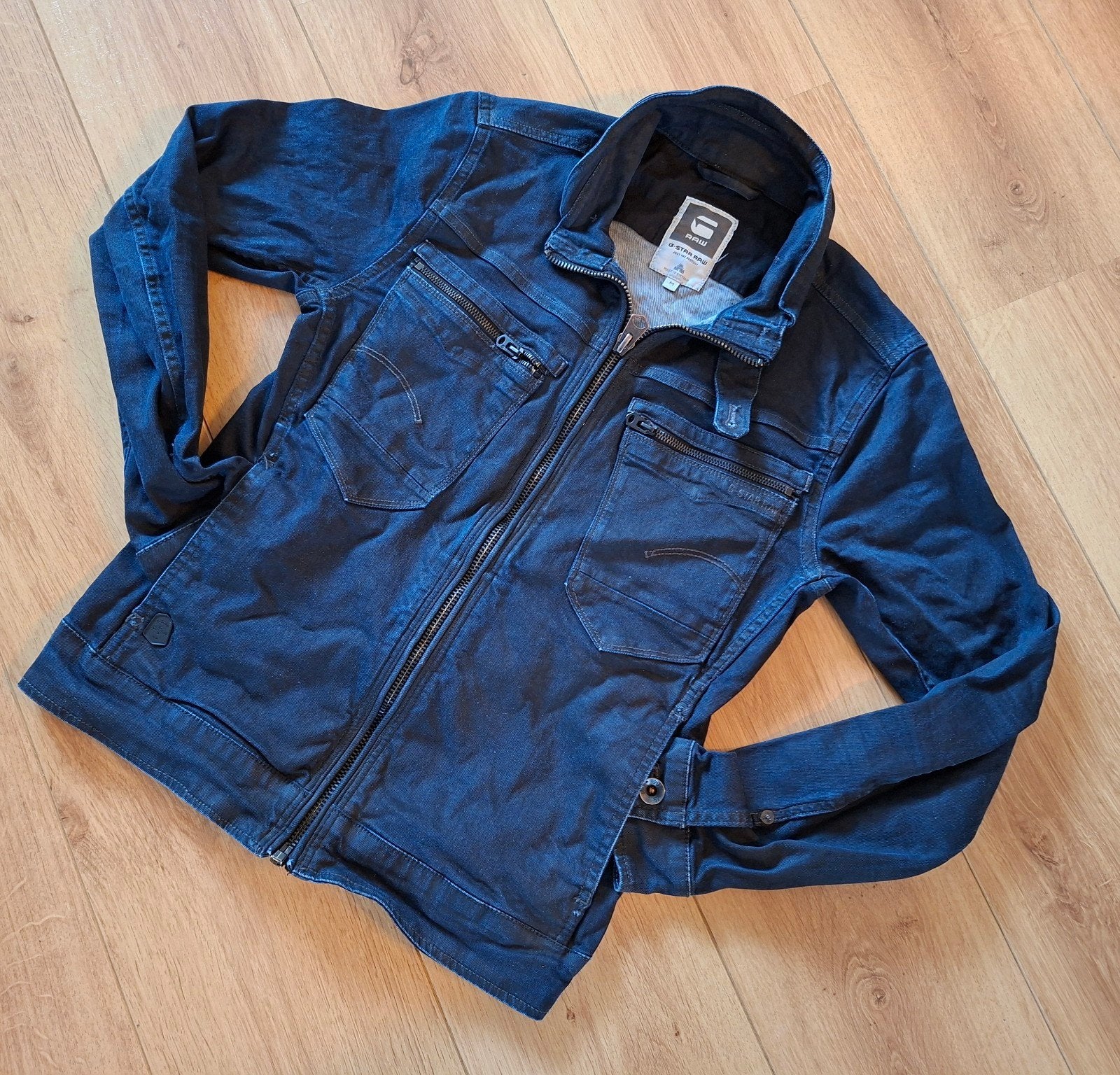 GStar spijkerjas, Ophalen of Verzenden, Zo goed als nieuw, Blauw