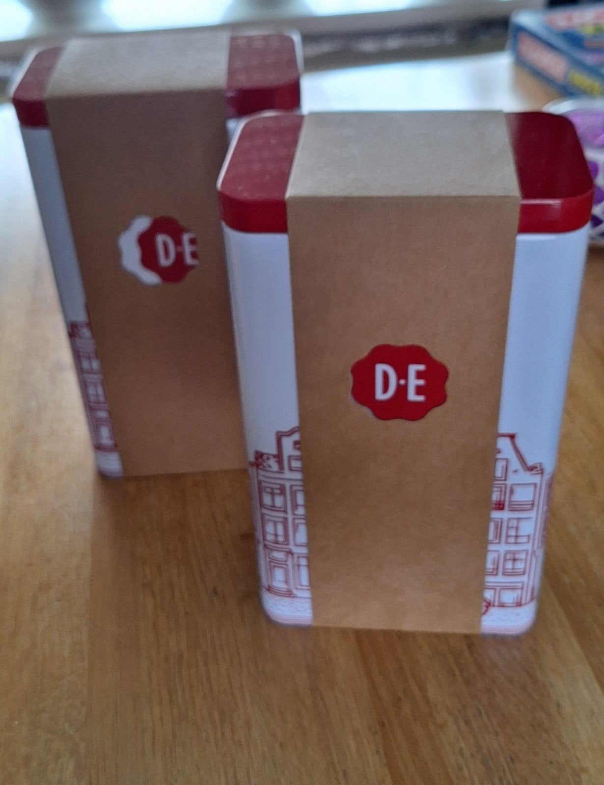 Douwe Egberts bewaarblikken NIEUW 2 stuks, Verzamelen, Blikken, Ophalen of Verzenden, Nieuw, Koffie, Douwe Egberts