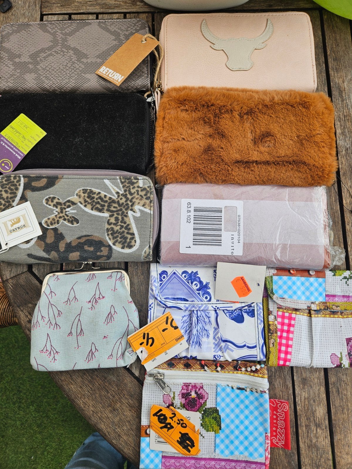10 Nieuwe portemonnees - Diverse stijlen en kleuren, Overige merken, Overige kleuren, Nieuw, Ophalen of Verzenden