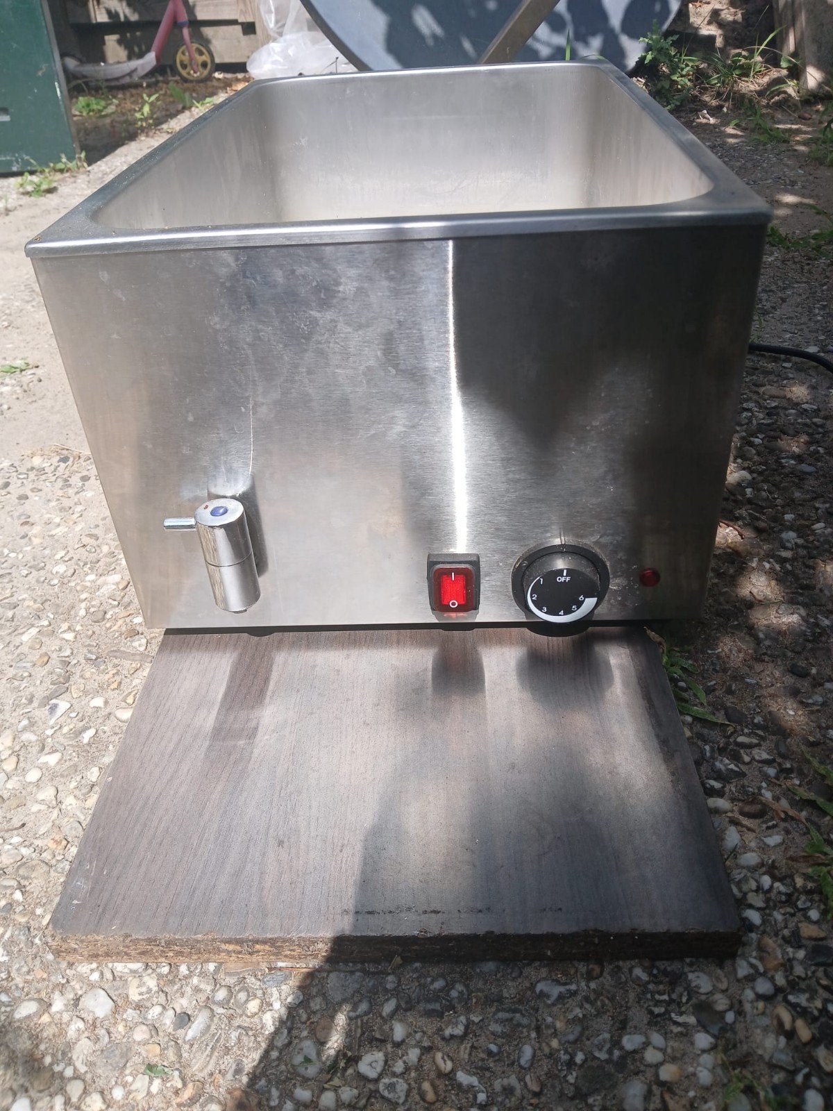 Professionele Bain Marie - 1200W RVS Warmhoudbak, Ophalen of Verzenden, Gebruikt