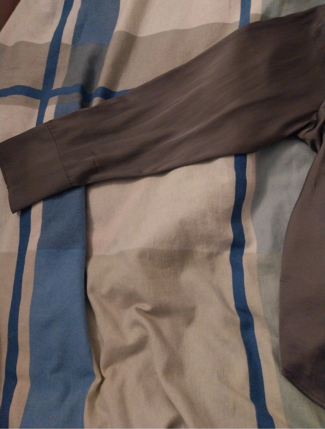 Stijlvolle grijze blouse - Maat L, H&M, Verzenden, Maat 42/44 (L), Zo goed als nieuw