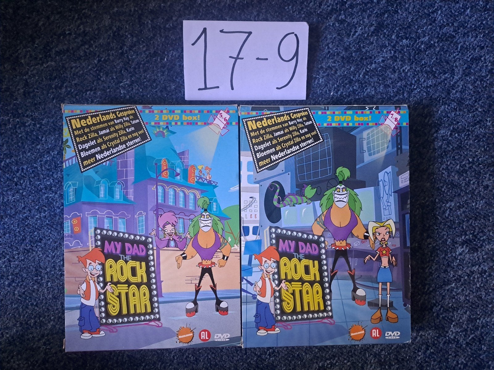 My Dad the Rock Star - 2 DVD Box 5 t/m 8 (Nederlands Gesprok, Animatie, Alle leeftijden, Tv-serie, Zo goed als nieuw