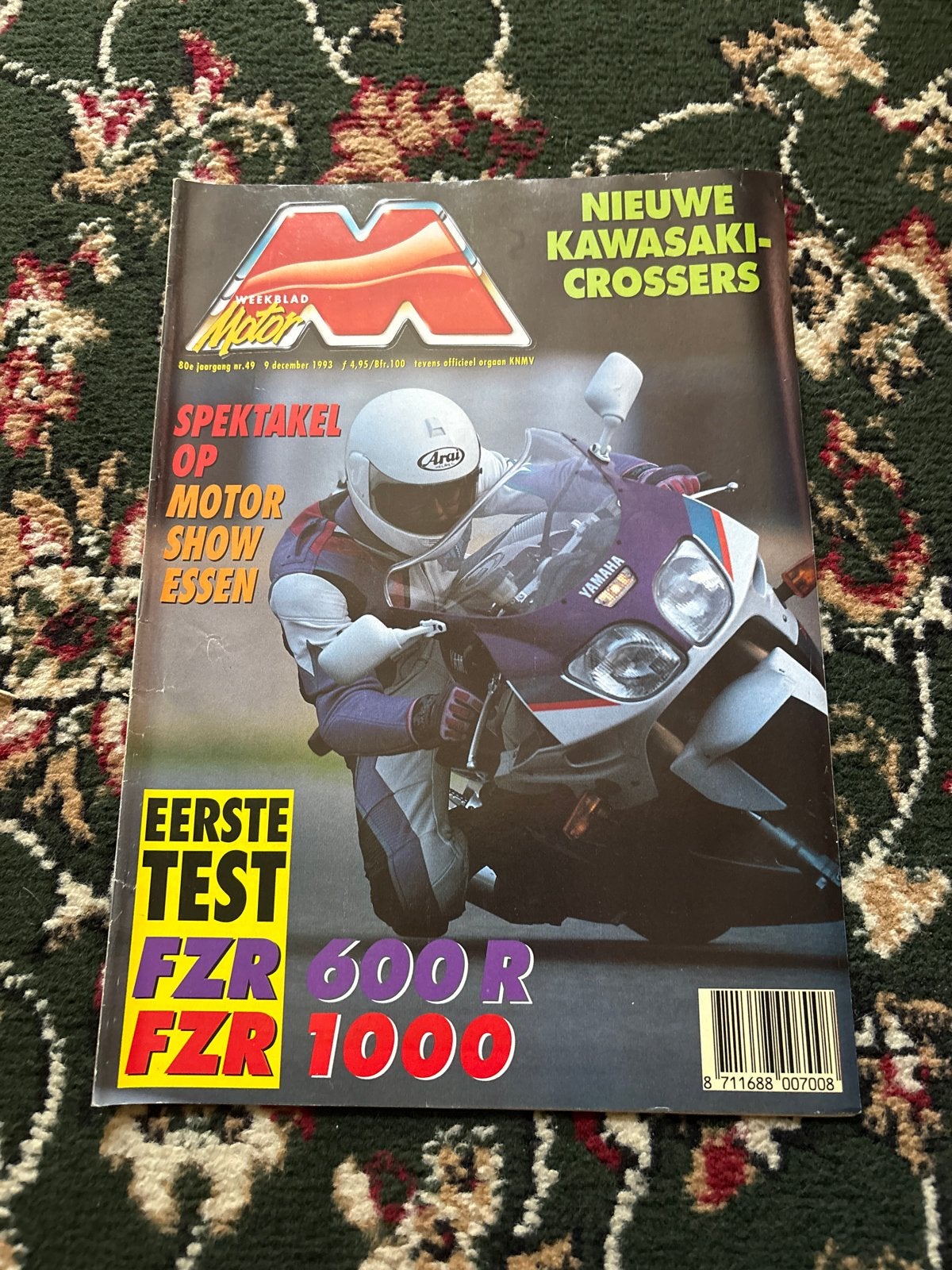 Weekblad MOTOR - Eerste Test FZR 600R FZR 1000, Ophalen of Verzenden, Gelezen, Algemeen