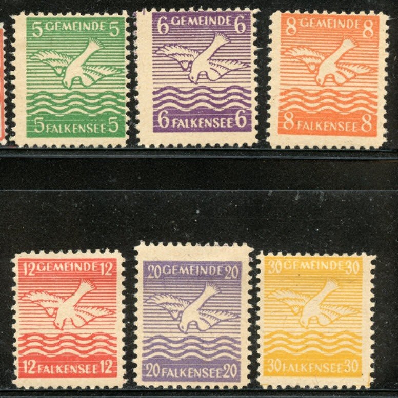 Lokal - Falkensee serie gom met plakker, Postzegels en Munten, Verzenden, Postfris