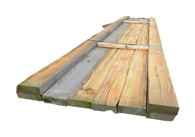 8 Douglas balken 5.0x14.5 cm / 4.00 m lang - nr: TB80