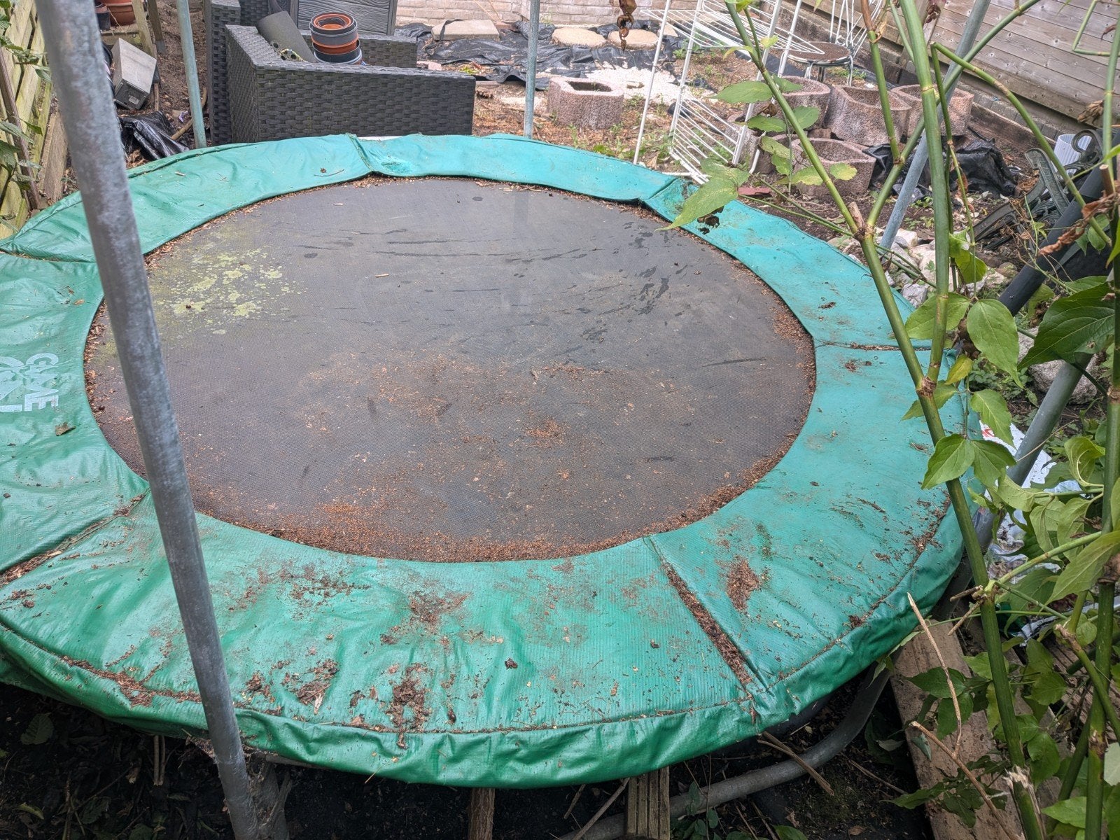 Trampoline, diameter 2m, Ophalen, Gebruikt