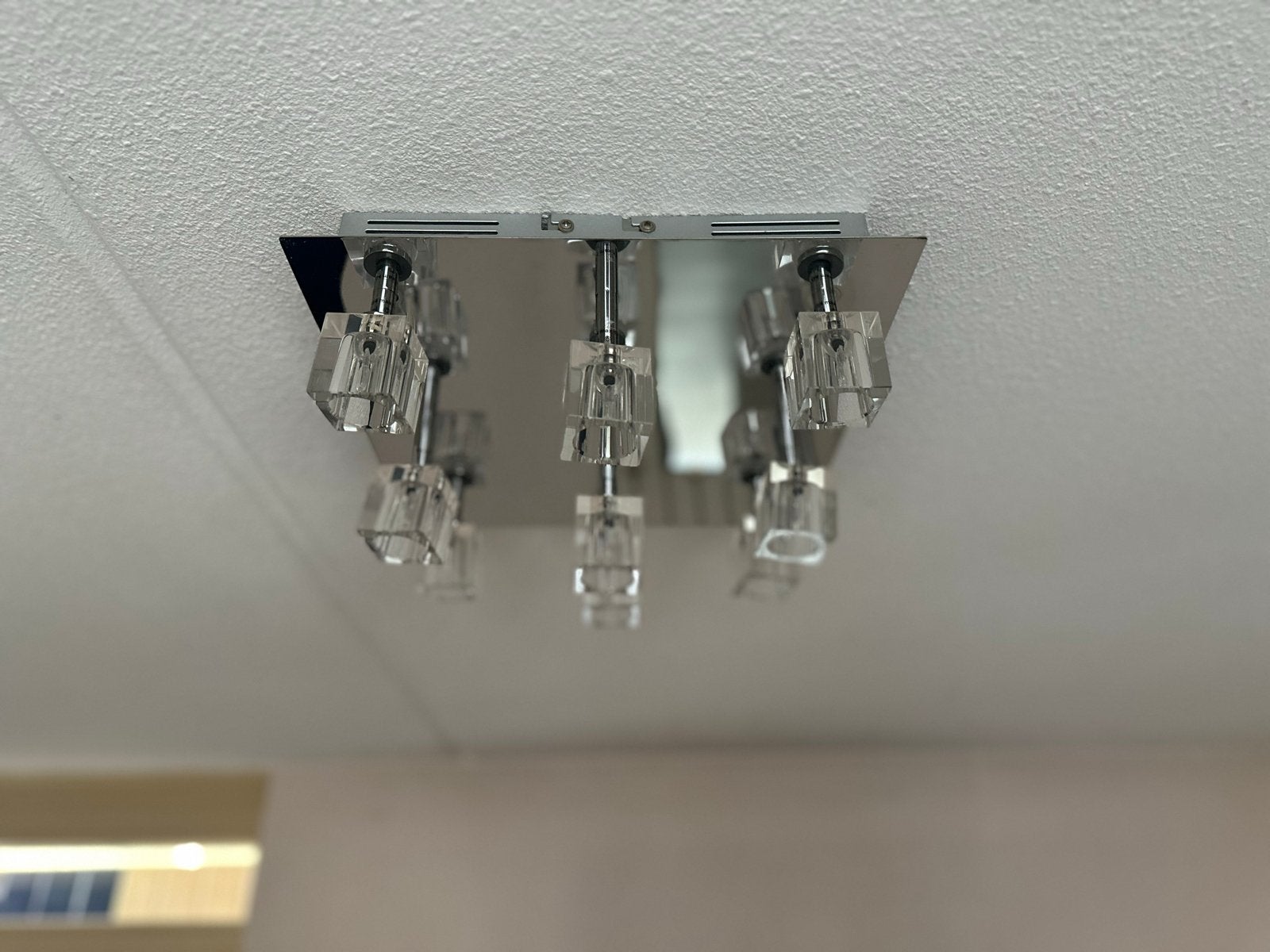 Ice cube designlamp , glans, Zilver, Gebruikt, Modern, Ophalen of Verzenden