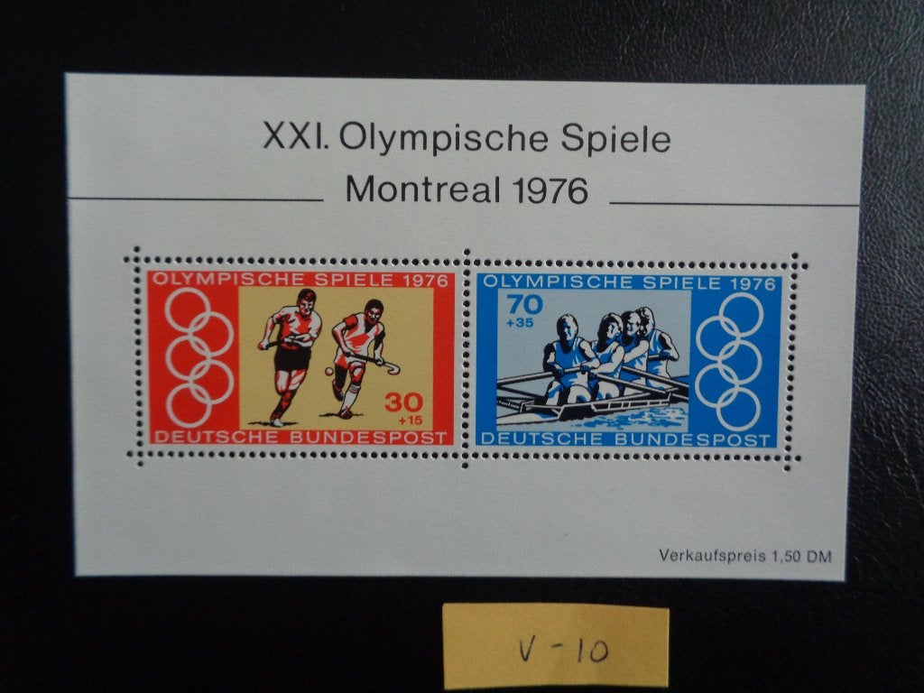 brd - olympische spelen montreal / postfris 1976 (v-10), Postzegels en Munten, Ophalen of Verzenden, BRD, Postfris