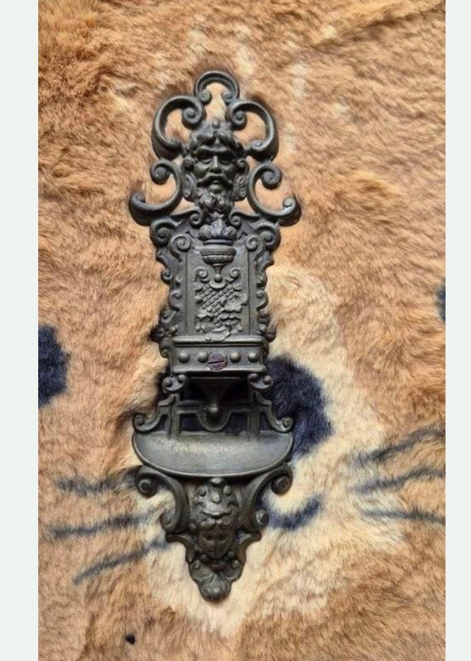 Lucifer houder, brocante houtkachel antiek, Ophalen of Verzenden