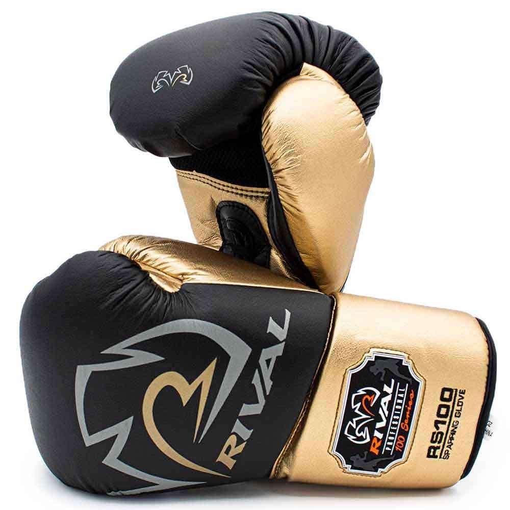 Bokshandschoenen Rival Pro Sparring RS100 Black (veters), Ophalen of Verzenden, Nieuw, Bokshandschoenen