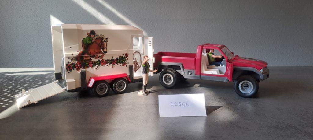 Schleich truck met paardentrailer, Ophalen, Zo goed als nieuw
