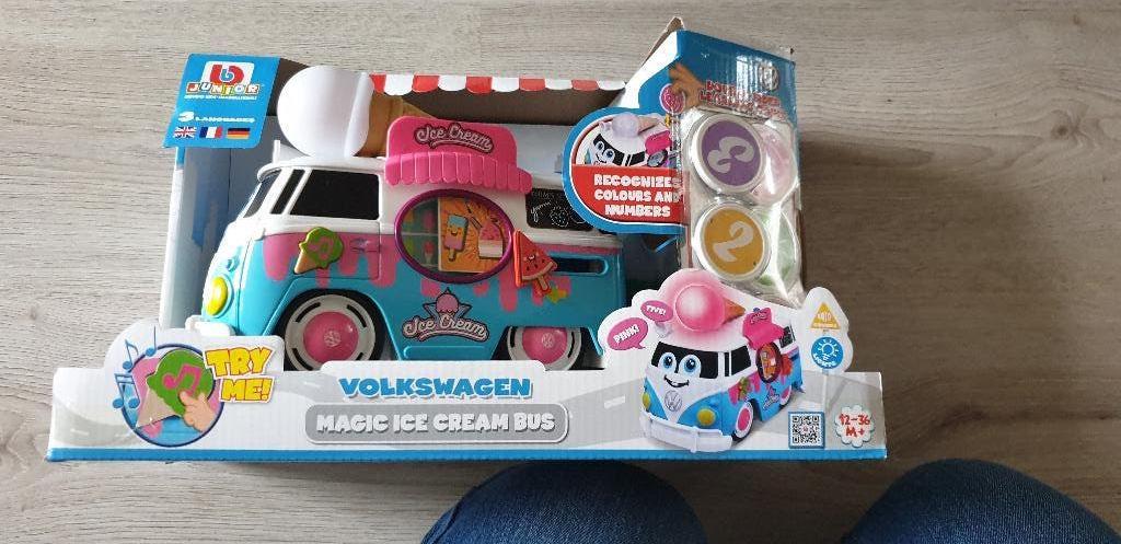 Bburago Junior Volkswagen magic ice cream bus, Kinderen en Baby's, Speelgoed | Speelgoedvoertuigen, Ophalen of Verzenden, Nieuw