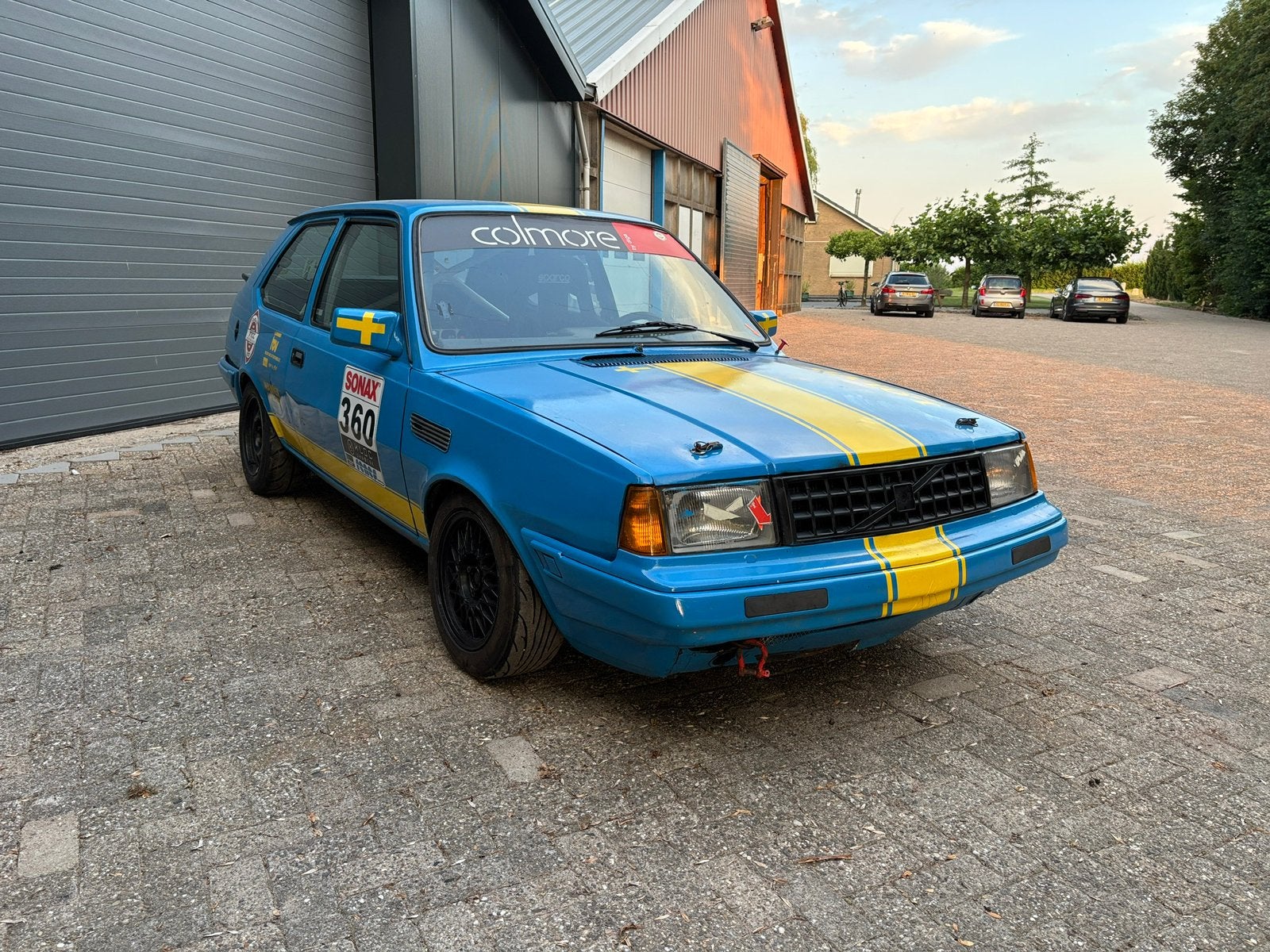 Volvo 360 cup raceauto, compleet FIA, incl. set nwe banden