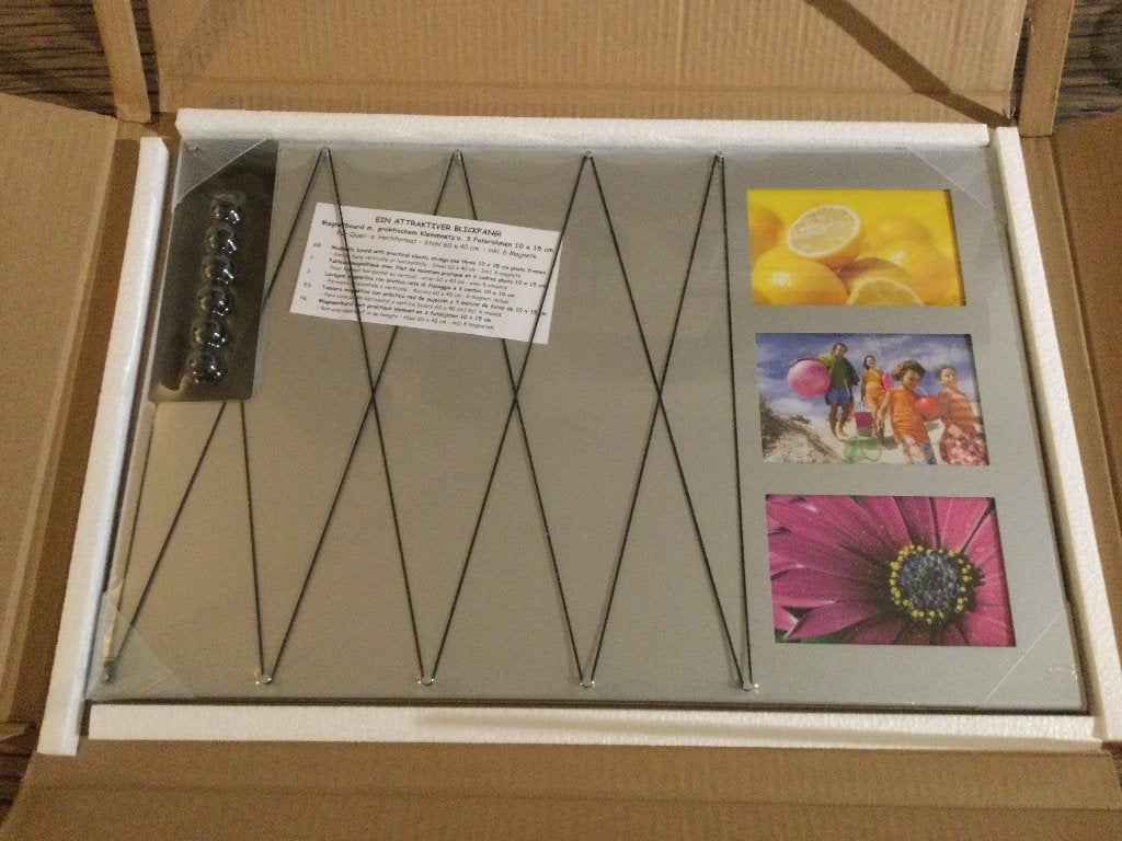 Magneetbord , Notitiebord , Memobord, Ophalen of Verzenden, Nieuw, Magneetbord