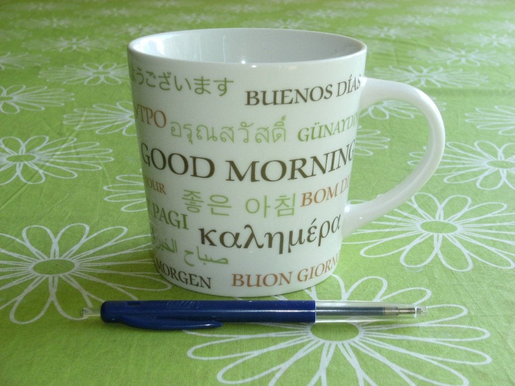 Starbucks mok Good Morning 473 ml - helemaal gaaf - 2007, Verzamelen, Ophalen of Verzenden, Zo goed als nieuw
