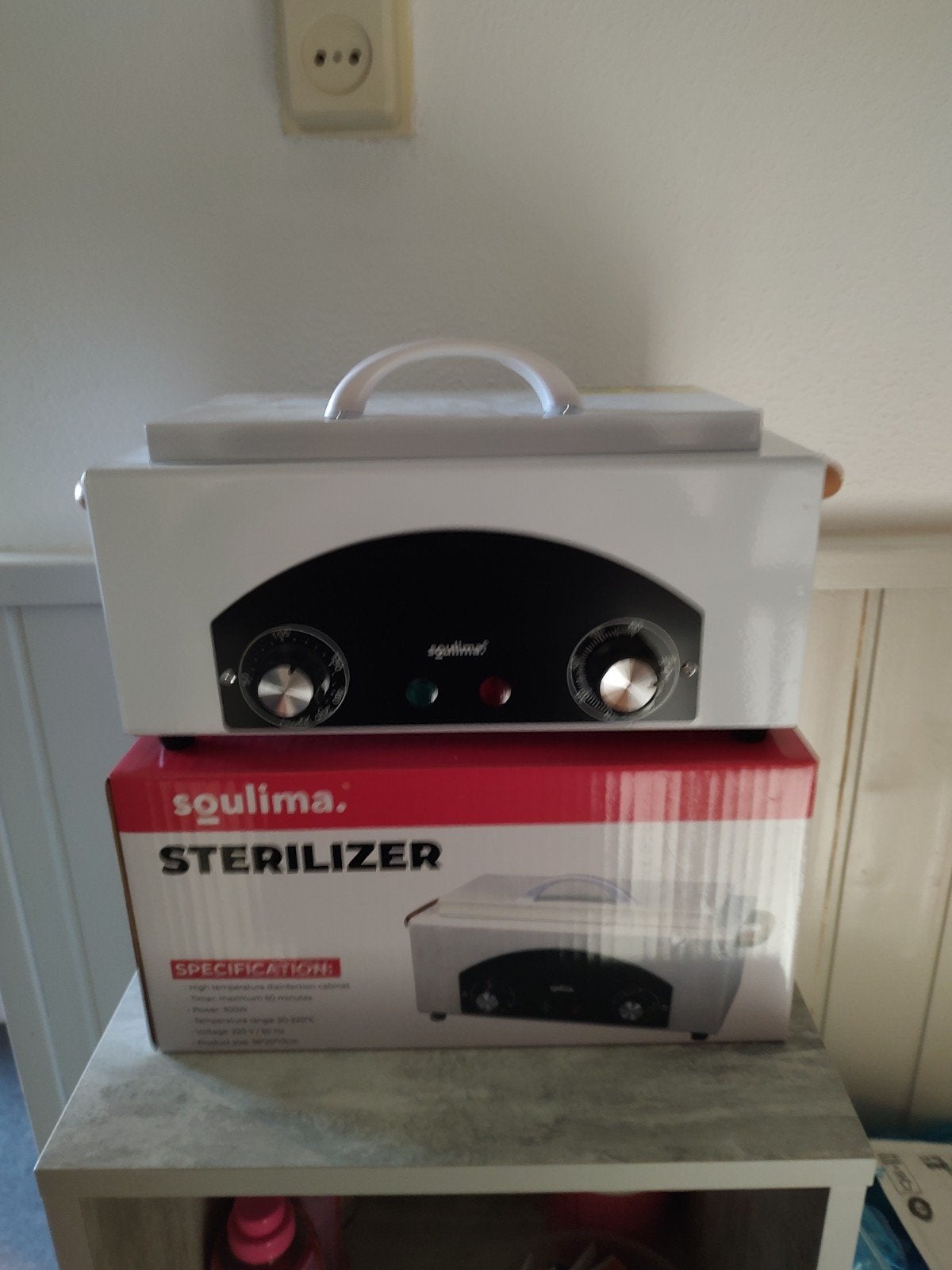 Sterilisatie apparaat, Ophalen