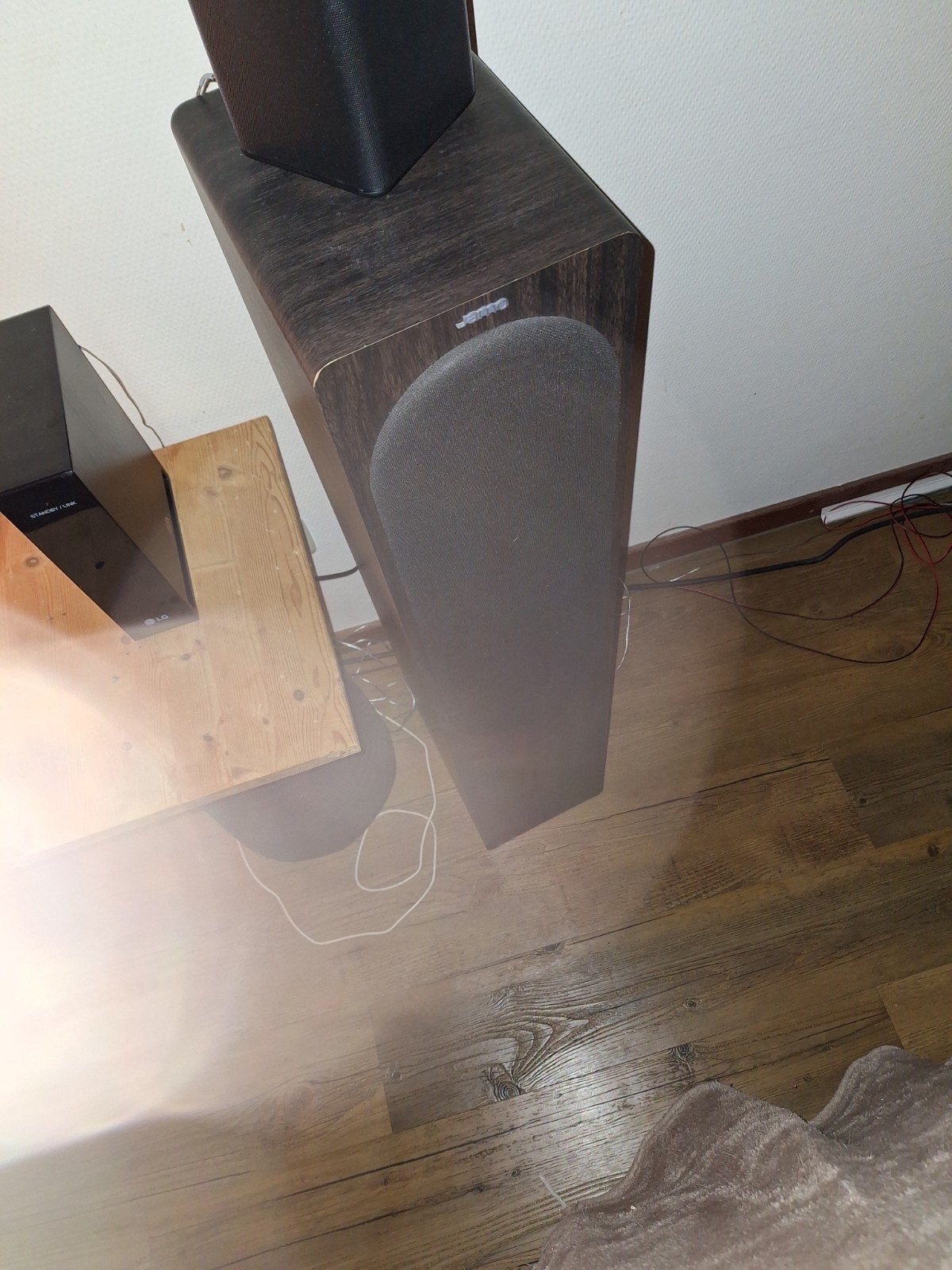 twee keer jamo boxen, Ophalen, Vloerstaande luidspreker, 120 tot 150 watt, Zo goed als nieuw