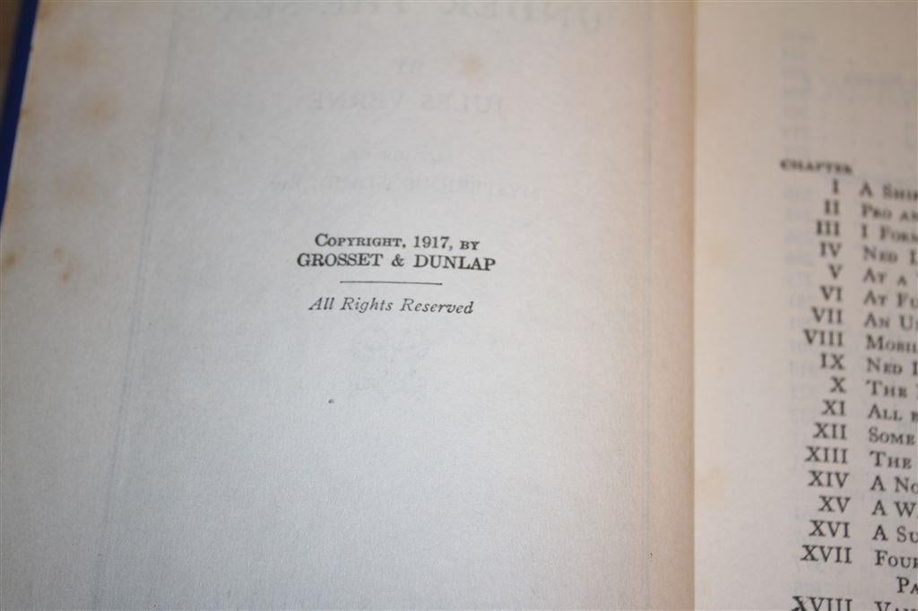 20.000 Leauges under Sea. Verne. 1e editie 1917., Boeken, Ophalen of Verzenden, Gelezen