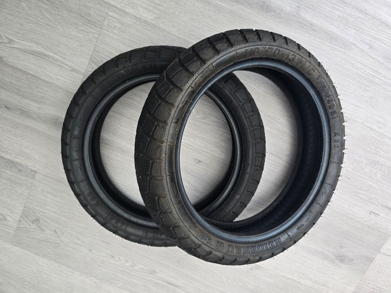Nieuwe winterbanden voor Piaggio MP3 (Heidenau K66), Ophalen