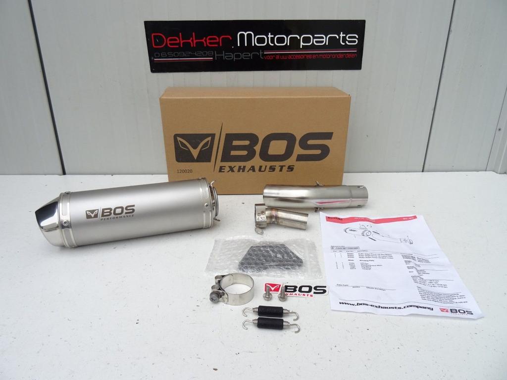 Bos Sport Uitlaat Demper Suzuki GSXR750 GSXR600 2011-2017 L1, -, -, Nieuw, Ophalen of Verzenden