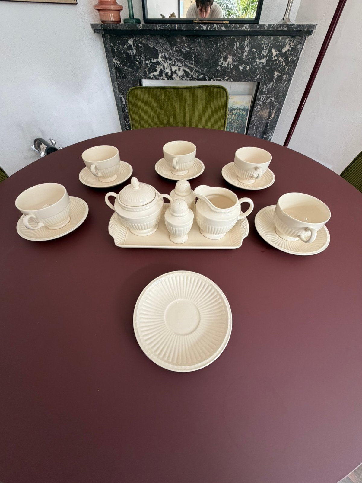 Wedgwood Edme servies, crème, Ophalen of Verzenden