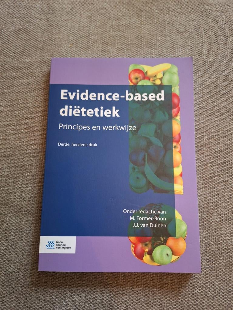 Evidence based diëtetiek, Boeken, Ophalen of Verzenden, Zo goed als nieuw, Natuurwetenschap