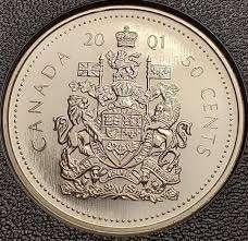 Canada - 50 cent 2001 - Circulated, Ophalen of Verzenden, Noord-Amerika, Losse munt