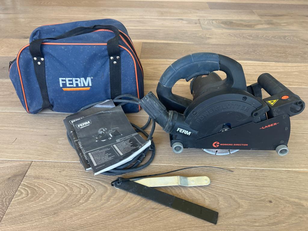 Ferm Muurfrees 1600W-150mm - Gebruikt, Prima Staat, Ophalen of Verzenden, Gebruikt