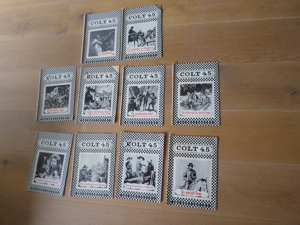 10 western Colt 45 boekjes, Boeken, Ophalen of Verzenden, Gelezen