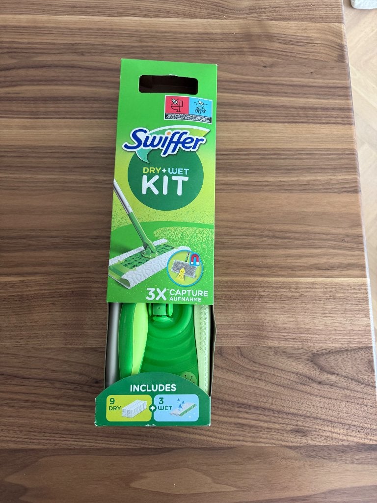 Swiffer dry and wet kit, Ophalen, Mop of Dweil