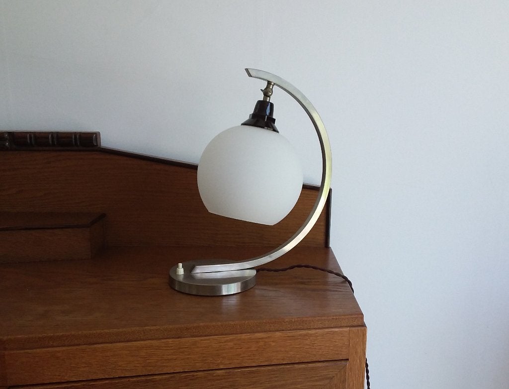 Art deco burolamp, Ophalen of Verzenden