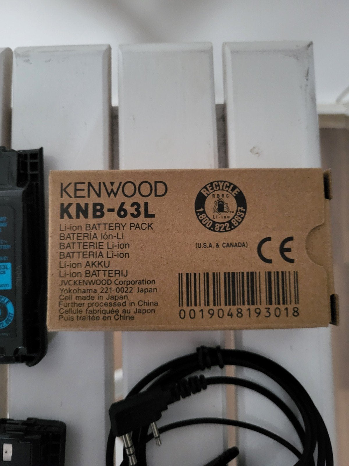 Kenwood 4x li-ion  knb-63L, Ophalen, Minder dan 2 km