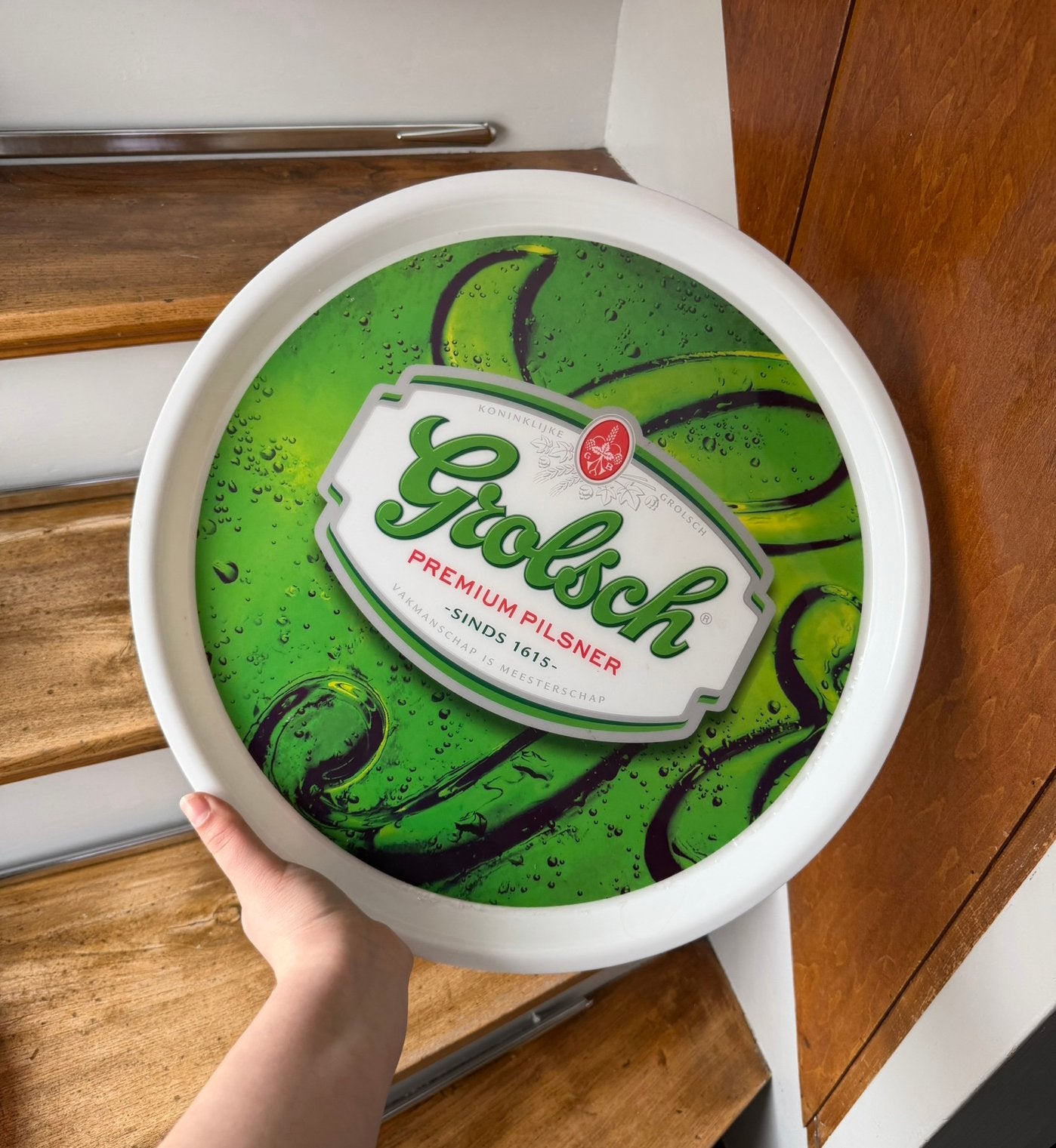 Grolsch dienblad groot, Ophalen of Verzenden, Zo goed als nieuw, Overige typen, Grolsch