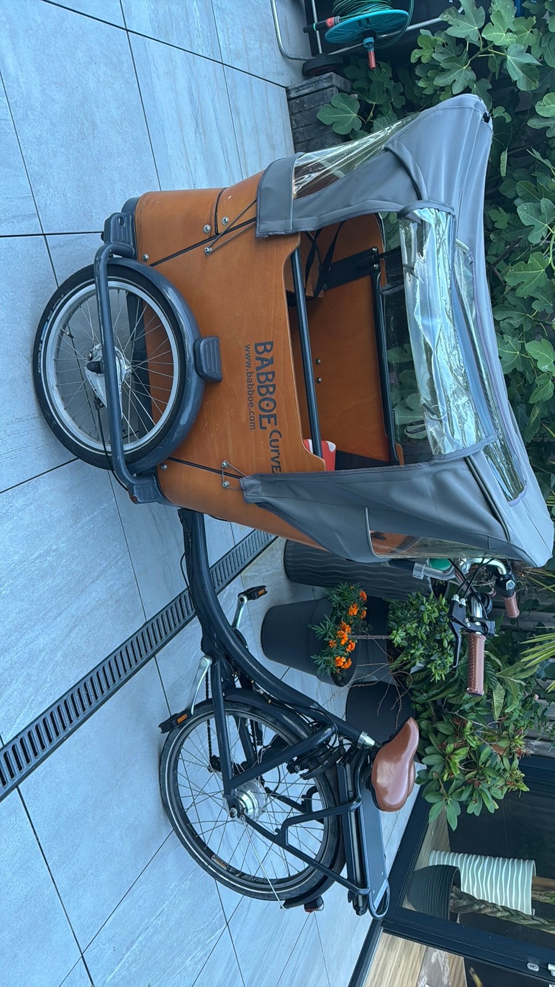 Babboe curve, Fietsen en Brommers, Fietsen | Bakfietsen, Ophalen of Verzenden, Zo goed als nieuw, 4 kinderen of meer, Elektrisch