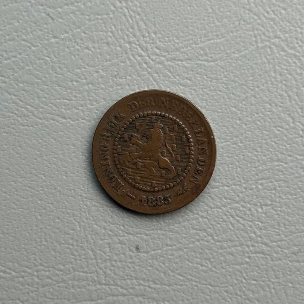 1/2 cent 1883, Postzegels en Munten, Munten | Nederland, Ophalen, Koning Willem III, 1 cent