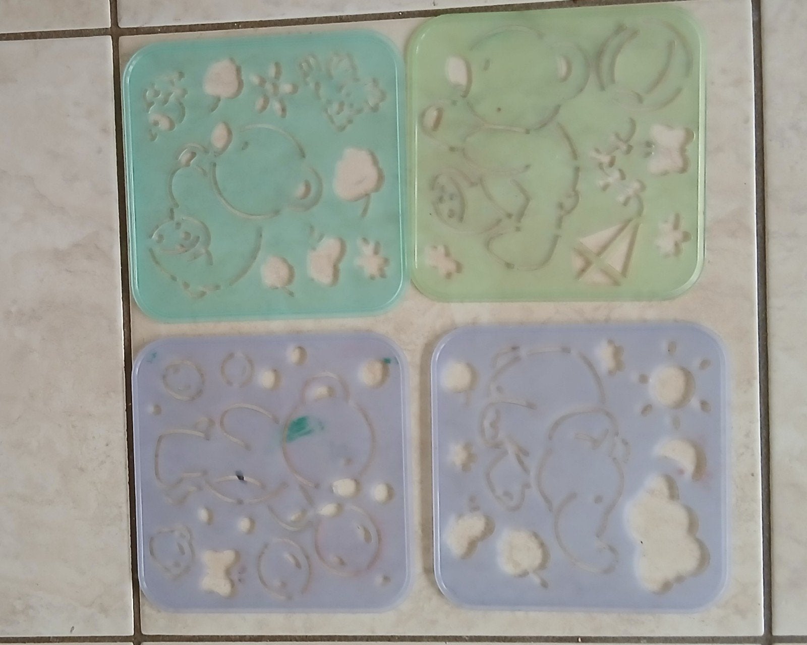 leuke partij teken sjablonen  oa tupperware, Hobby en Vrije tijd, Tekenen, Ophalen of Verzenden