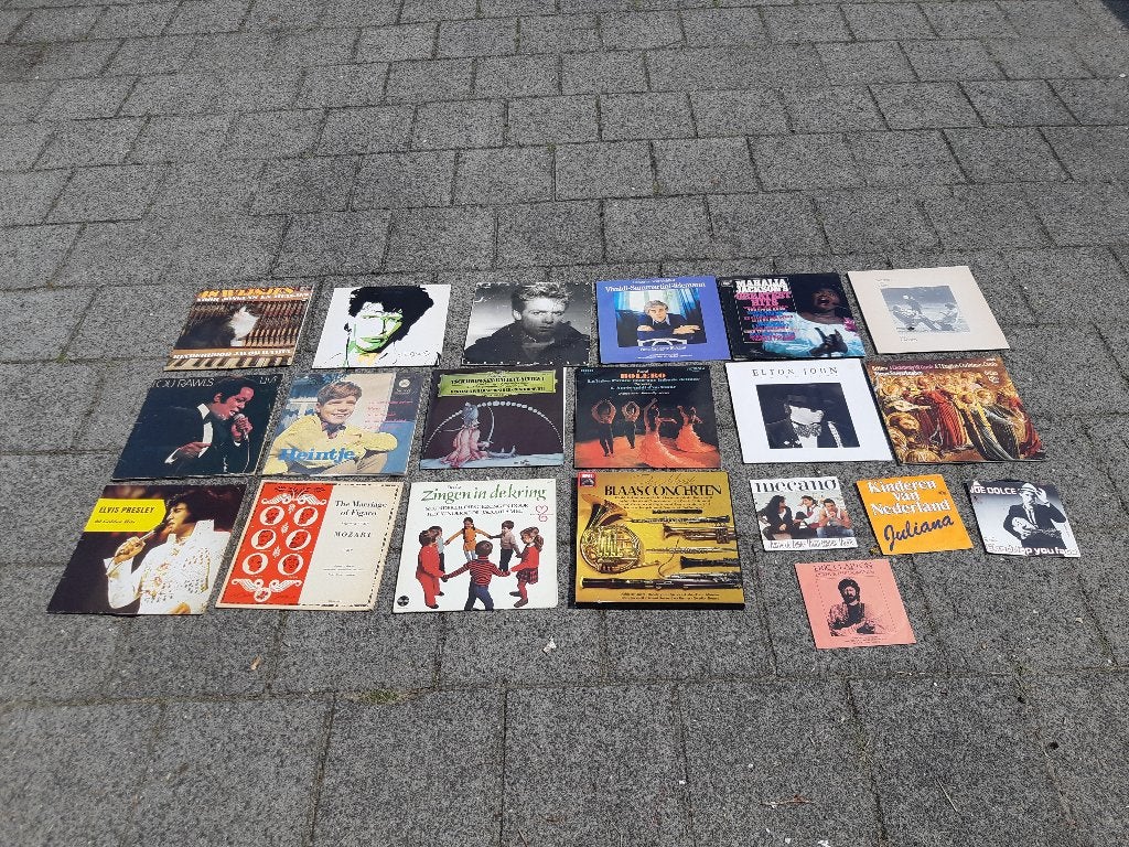 Diverse oudere (lang)speelplaten, vooral popmuziek, Ophalen, Gebruikt, Overige formaten, Pop