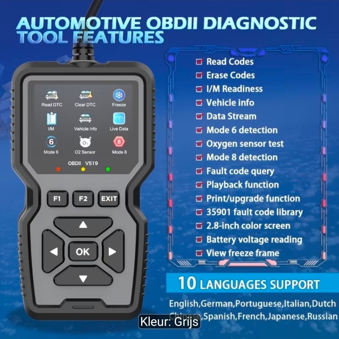 OBD2/OBDII. V519. NIEUW!, Ophalen of Verzenden, Nieuw
