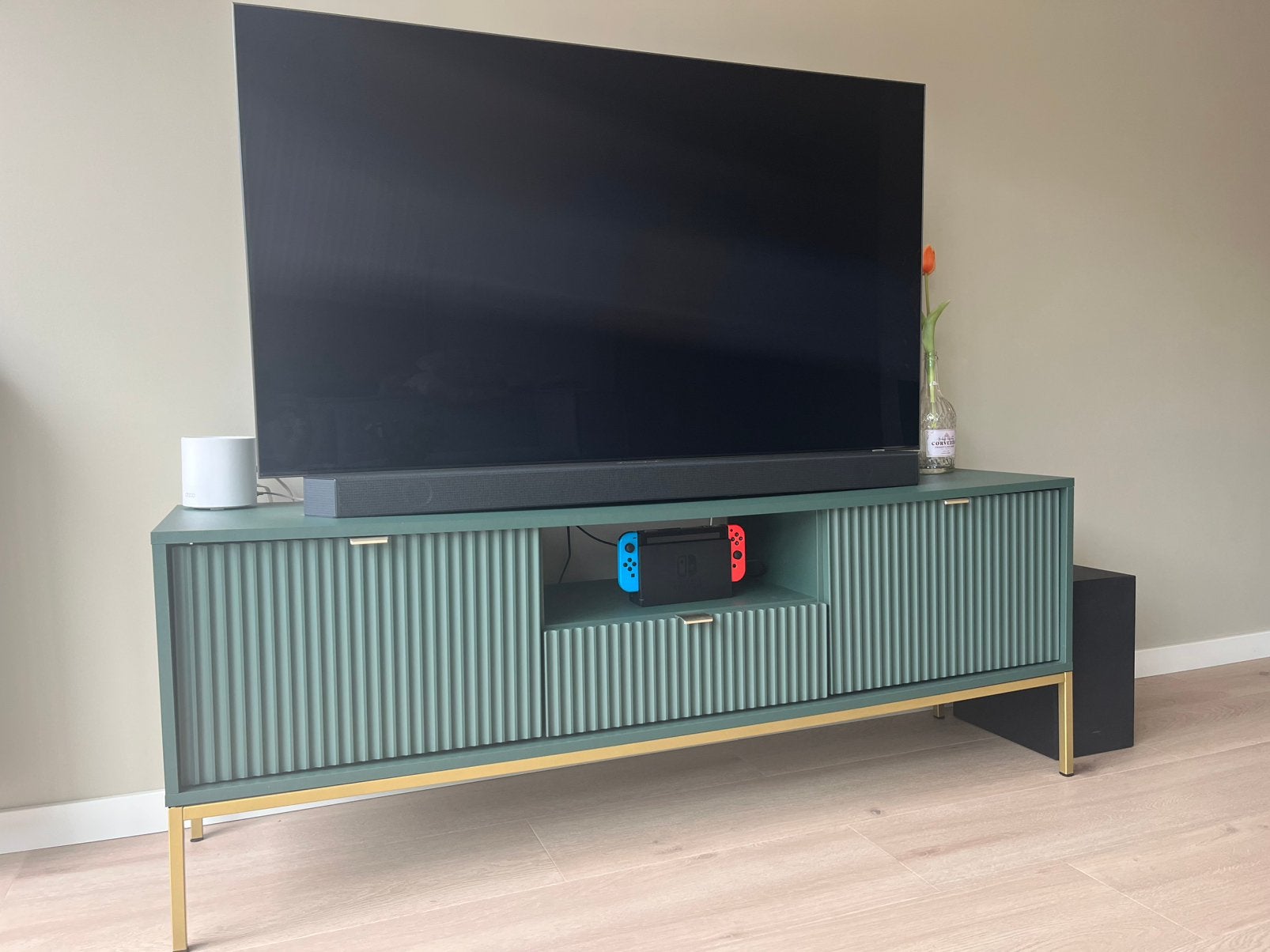 Mooi tv meubel, Ophalen, Zo goed als nieuw, 25 tot 50 cm, Minder dan 100 cm