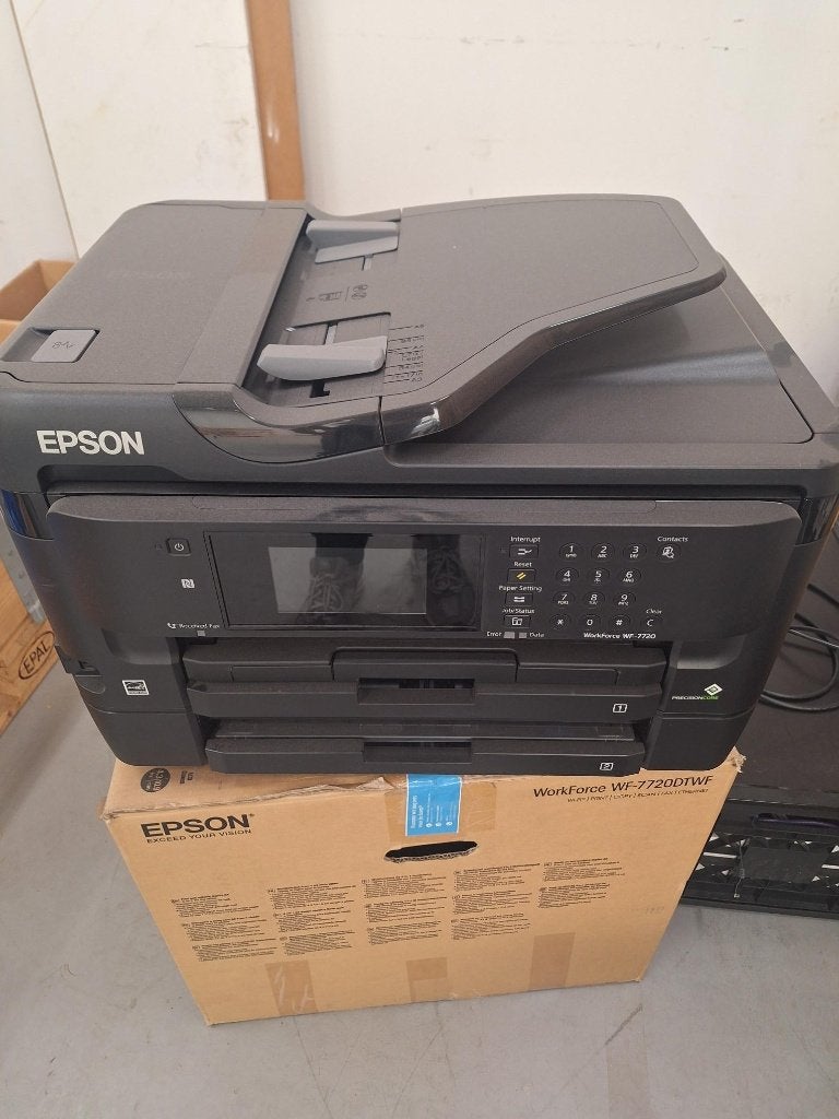Epson WorkForce Pro WF-7720DTWF A3 all-in-one printer, Computers en Software, Printers, Gebruikt, Printer, Laserprinter, Faxen