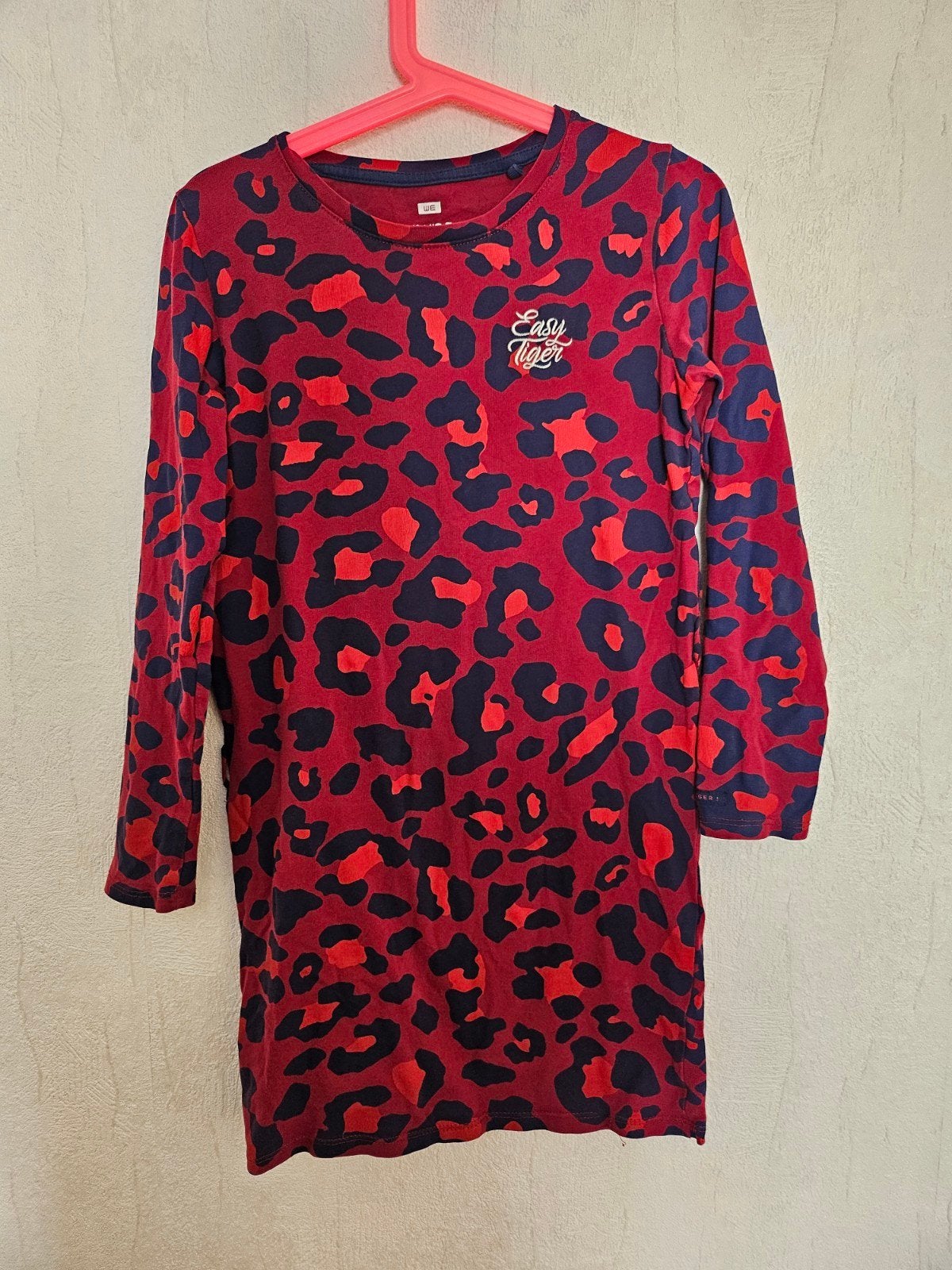 Jurkje met luipaardprint maat 122/128, Kinderen en Baby's, WE, Meisje, Ophalen of Verzenden, Zo goed als nieuw