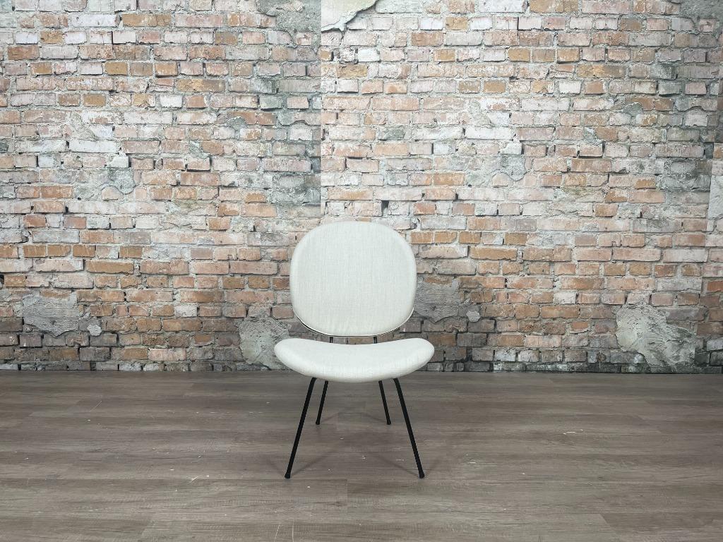 Gispen Kembo 301 Easy Chair wit bij TheReSales, Minder dan 75 cm, Ophalen of Verzenden, Zo goed als nieuw, Stof